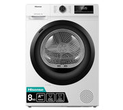 Hisense 1Q Series DH1Q802BW2 8kg Heat Pump Tumble Dryer