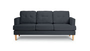 Habitat Joshua Fabric 3 Seater Sofa — Charcoal