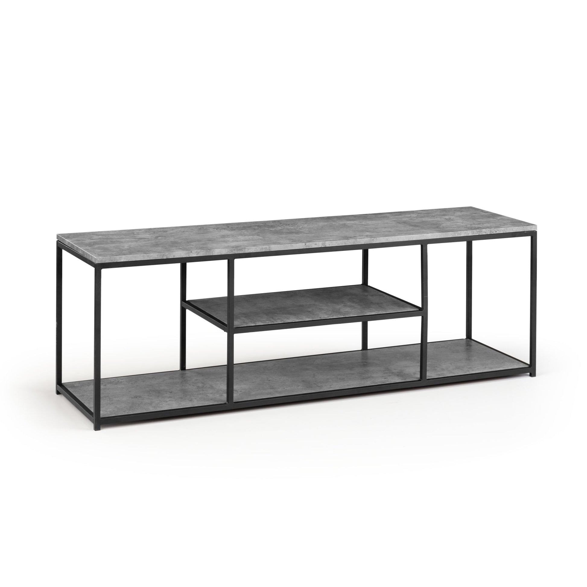 Julian Bowen Staten TV Unit 140cm - Black and Grey